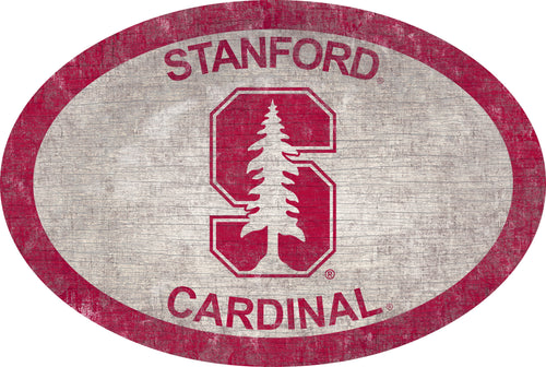 Stanford Cardinal 0805-46in Team Color Oval