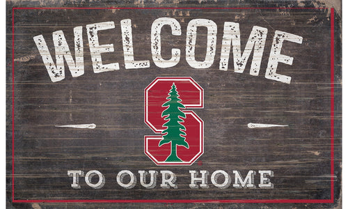 Stanford Cardinal 0913-11x19 inch Welcome Sign