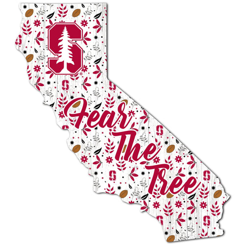 Stanford Cardinal 0974-Floral State - 12"