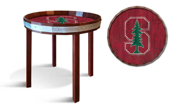 Stanford Cardinal 1092-24" Barrel top end table