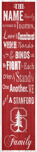 Stanford Cardinal P0891-Family Banner 6x24