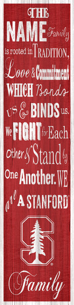 Stanford Cardinal P0891-Family Banner 6x24