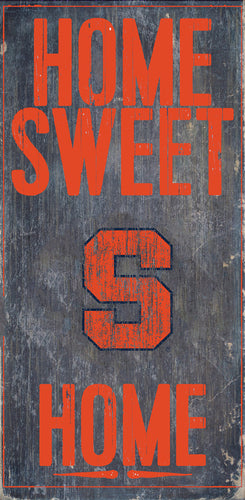 Syracuse Orange 0653-Home Sweet Home 6x12