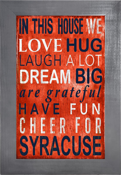 Syracuse Orange 0725-Color In This House 11x19