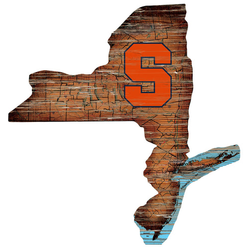 Syracuse Orange 0728-24in Distressed State