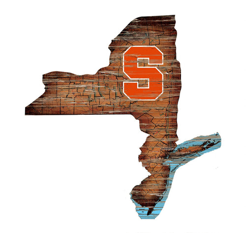 Syracuse Orange 0894-Road Map Mini State 12in