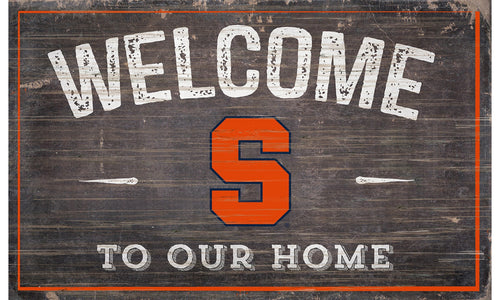 Syracuse Orange 0913-11x19 inch Welcome Sign