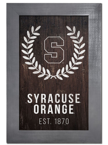 Syracuse Orange 0986-Laurel Wreath 11x19