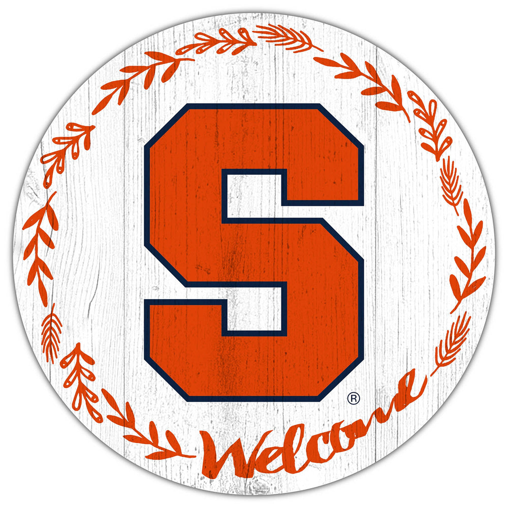 Syracuse Orange 1019-Welcome 12in Circle