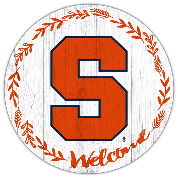 Syracuse Orange 1019-Welcome 12in Circle