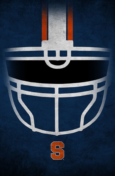 Syracuse Orange 1036-Ghost Helmet 17x26