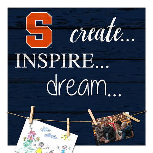 Syracuse Orange 2011-18X18 Create, Inspire, Dream sign