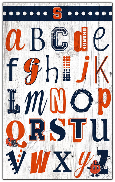 Syracuse Orange 2020-11X19 Alphabet Sign
