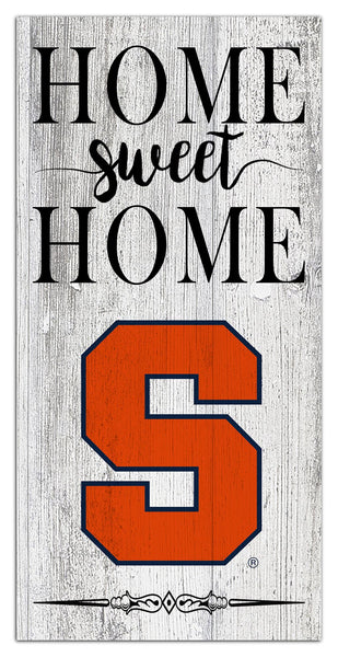 Syracuse Orange 2025-6X12 Whitewashed Home Sweet Home Sign