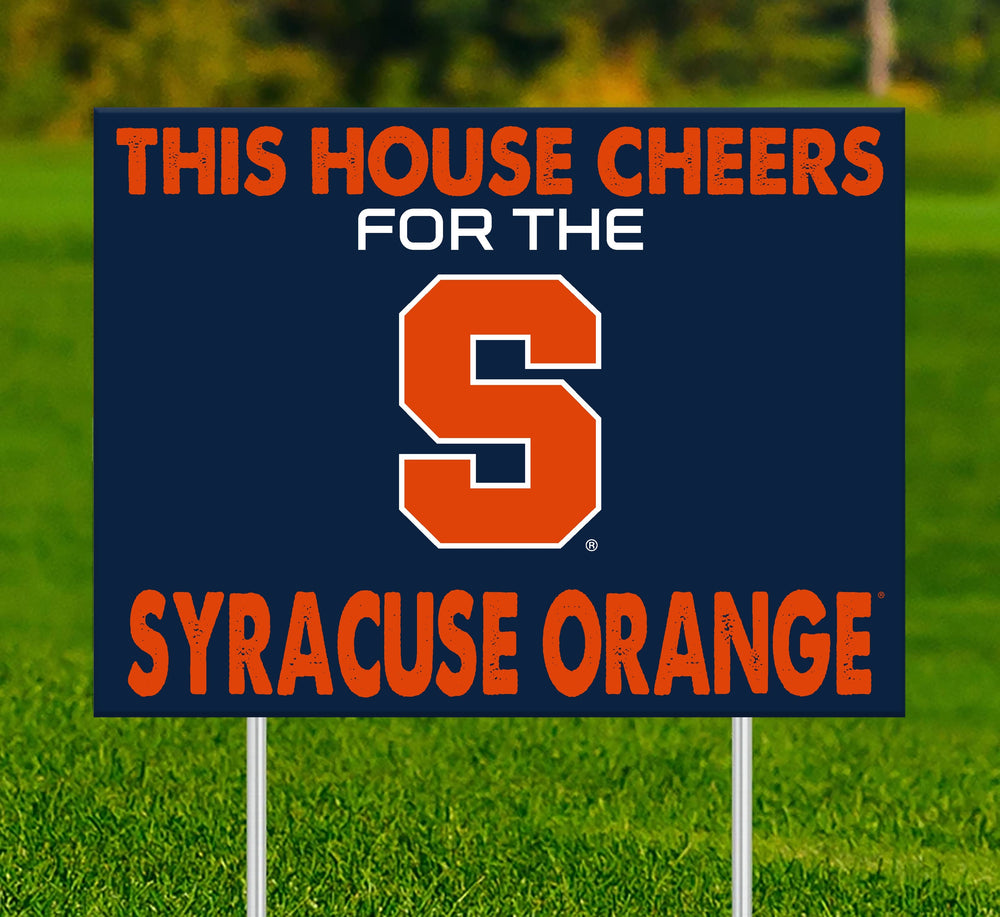 Syracuse Orange 2033-18X24 This house cheers for yard sign