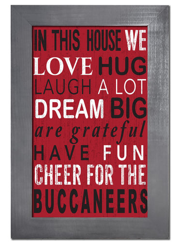 Tampa Bay Buccaneers 0725-Color In This House 11x19