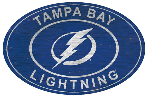 Tampa Bay Lightning 0801-46in Heritage Logo Oval
