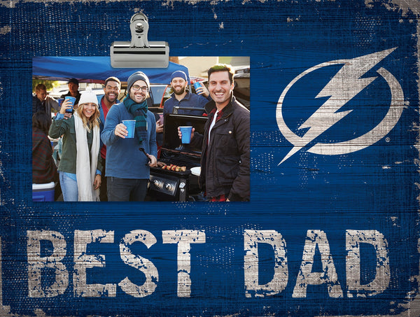Tampa Bay Lightning 0893-Best Dad Clip Frame