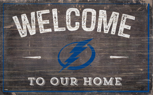 Tampa Bay Lightning 0913-11x19 inch Welcome Sign