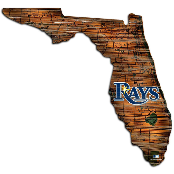 Tampa Bay Rays 0728-24in Distressed State