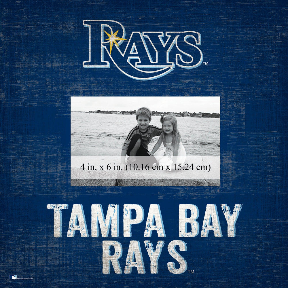 Tampa Bay Rays 0739-Team Name 10x10 Frame