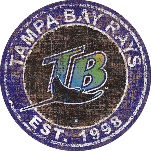 Tampa Bay Rays 0744-Heritage Logo Round