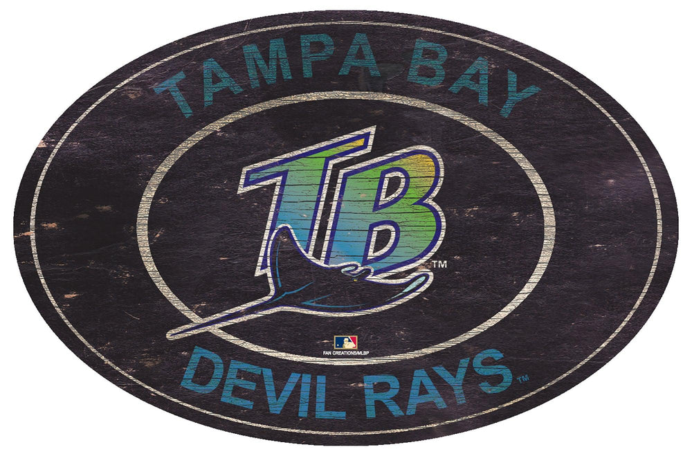 Tampa Bay Rays 0801-46in Heritage Logo Oval