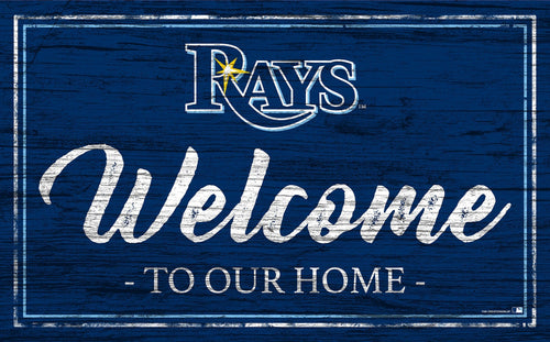 Tampa Bay Rays 0977-Welcome Team Color 11x19