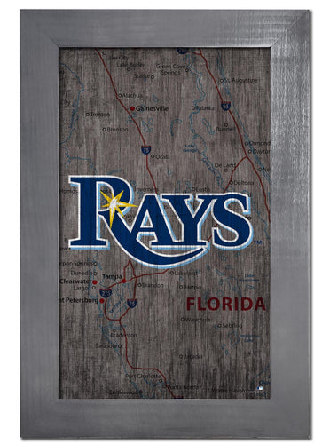 Tampa Bay  Rays 0985-City Map 11x19