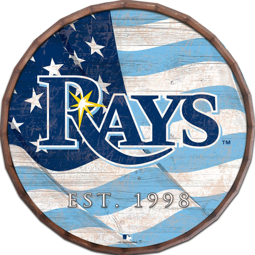 Tampa Bay Rays 1002-Flag Barrel Top 16"