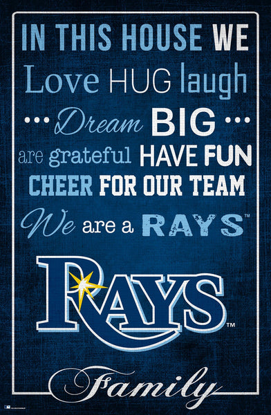 Tampa Bay Rays 1039-In This House 17x26