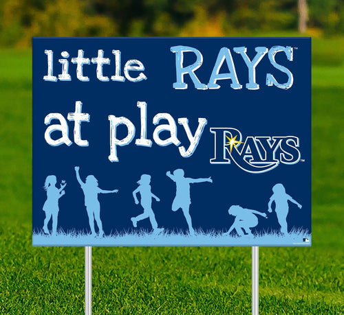 Tampa Bay Rays 2031-18X24 Little fans at play 2 sided yard sign