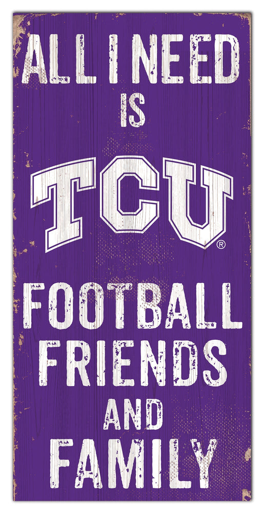 TCU Horned Frogs 0738-Friends and Family 6x12