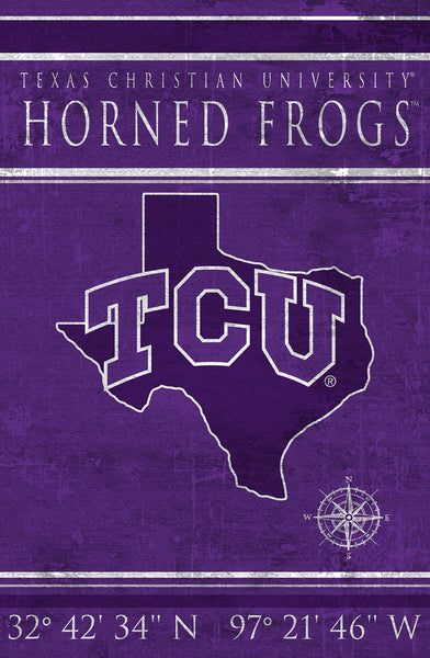 TCU Horned Frogs 1038-Coordinates 17x26