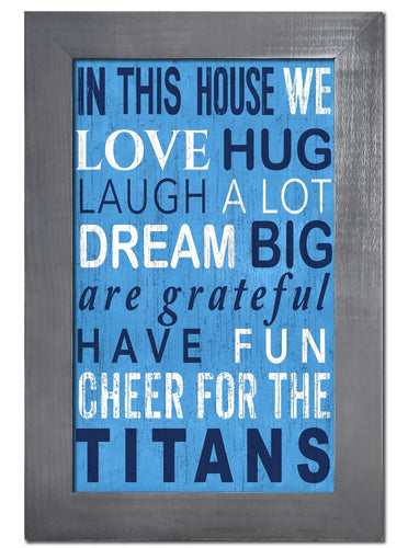 Tennessee Titans 0725-Color In This House 11x19