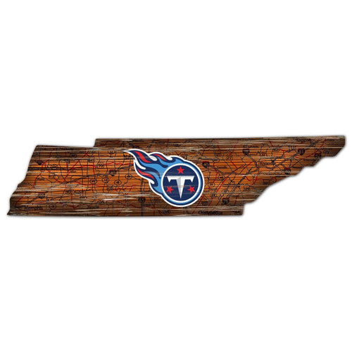 Tennessee Titans 0894-Road Map Mini State 12in