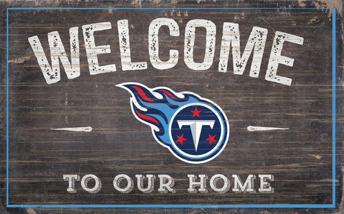 Tennessee Titans 0913-11x19 inch Welcome Sign