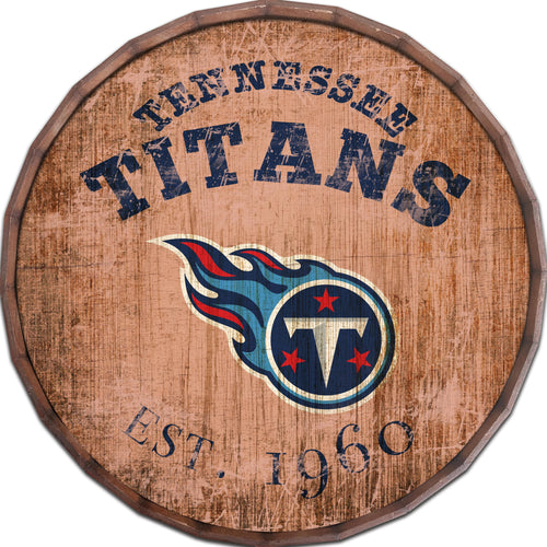 Tennessee Titans 0938-Est date barrel top 16"
