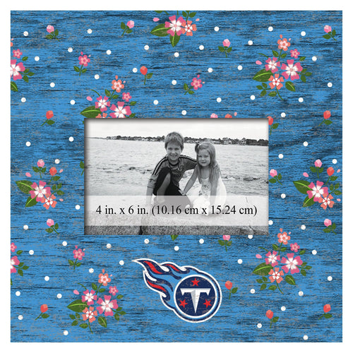 Tennessee Titans 0965-Floral 10x10 Frame