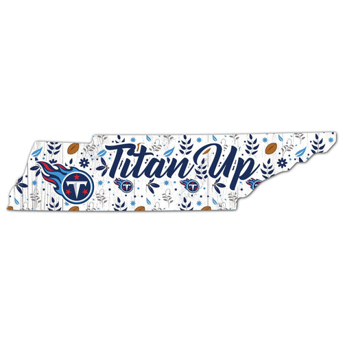 Tennessee Titans 0974-Floral State - 12"