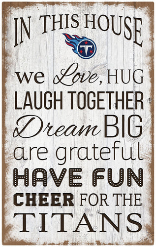 Tennessee Titans 0976-In This House 11x19