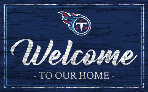 Tennessee Titans 0977-Welcome Team Color 11x19