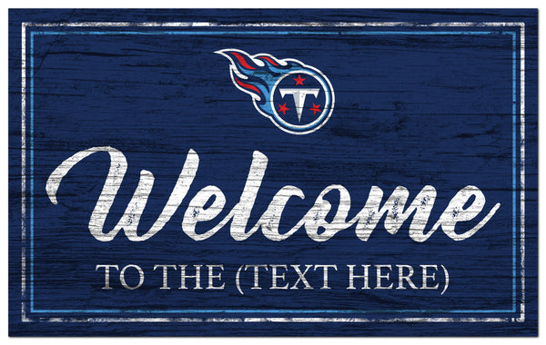 Tennessee Titans 0977-Welcome Team Color 11x19