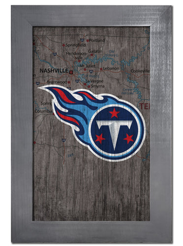 Tennessee Titans 0985-City Map 11x19
