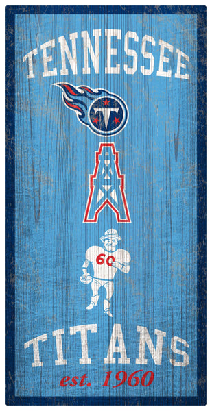 Tennessee Titans 1011-Heritage 6x12