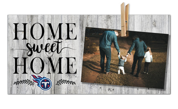 Tennessee Titans 1030-Home Sweet Home Clothespin Frame 6x12
