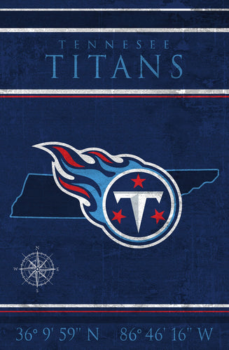 Tennessee Titans 1038-Coordinates 17x26
