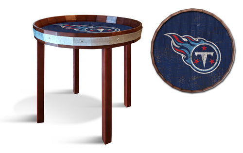 Tennessee Titans 1092-24" Barrel top end table