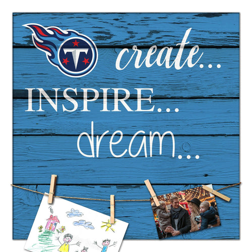 Tennessee Titans 2011-18X18 Create, Inspire, Dream sign
