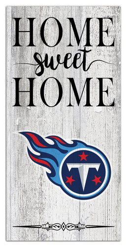 Tennessee Titans 2025-6X12 Whitewashed Home Sweet Home Sign
